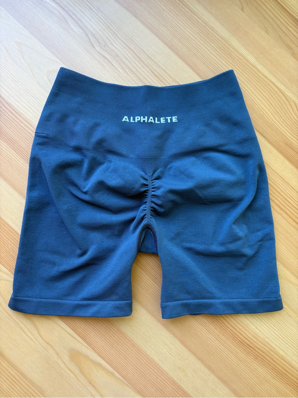 Alphalete Deep Blue Seamless Bike Shorts